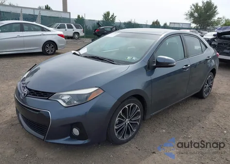 2015 Toyota Corolla S Plus из США, поврежденный, VIN 2T1BURHE8FC453119